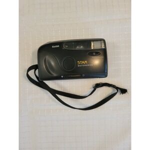 Kodak Star Motordrive 35mm Film Camera Black Point and Shoot Vintage Untested